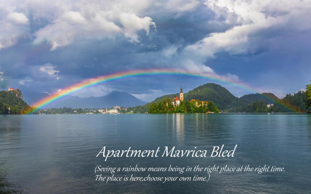 Apartment Mavrica Bled, Quiet Location, With A View Of The Lake Экстерьер фото